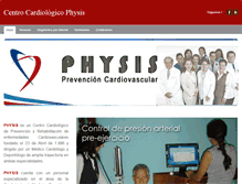 Tablet Screenshot of cardio-physis.com